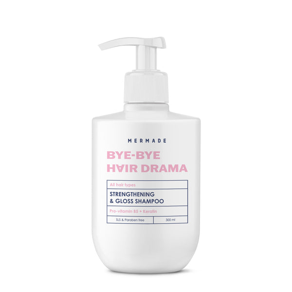 Шампунь для зміцнення та сяйва волосся MERMADE Keratin & Pro-vitamin B5 300 мл
