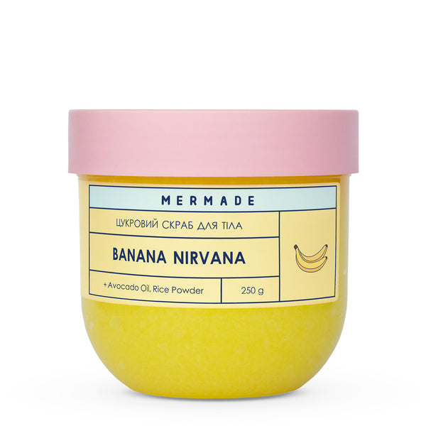 Цукровий скраб для тіла MERMADE Banana Nirvana 250 г