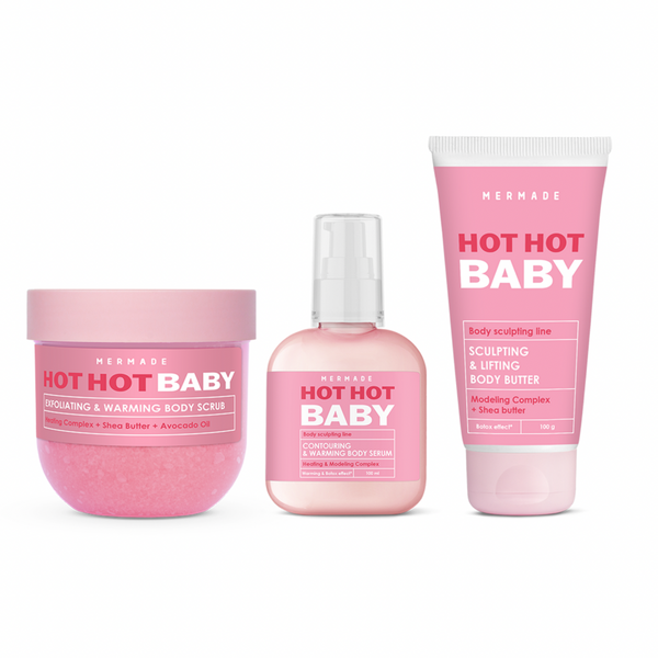Body sculpting комплекс MERMADE Hot Hot Baby + подарунок Моделюючий баттер для тіла з ліфтинг ефектом 100 г