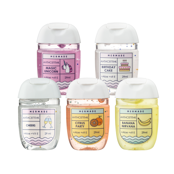 Набір 5 антисептиків MERMADE